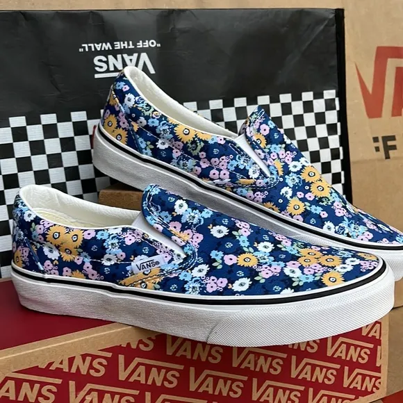 Vans Classic Slip On Floral True Navy/Multi WMNS sneakers