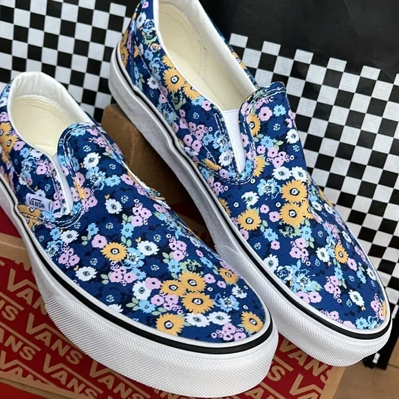 Vans Classic Slip On Floral True Navy/Multi WMNS sneakers