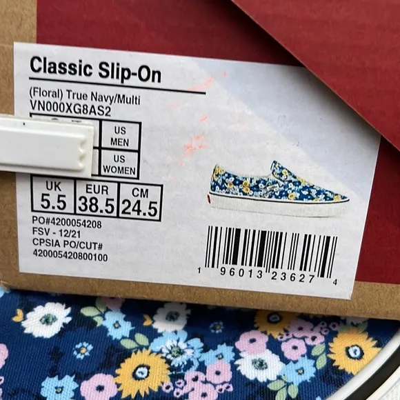 Vans Classic Slip On Floral True Navy/Multi WMNS sneakers