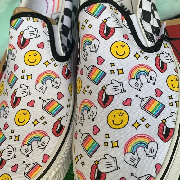 VANS CLASSIC SLIP ON FLOUR SHOP Iconschckrbrd men’