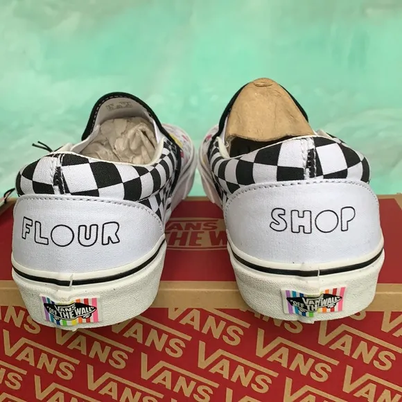 VANS CLASSIC SLIP ON FLOUR SHOP Iconschckrbrd men’