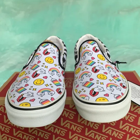 VANS CLASSIC SLIP ON FLOUR SHOP Iconschckrbrd men’