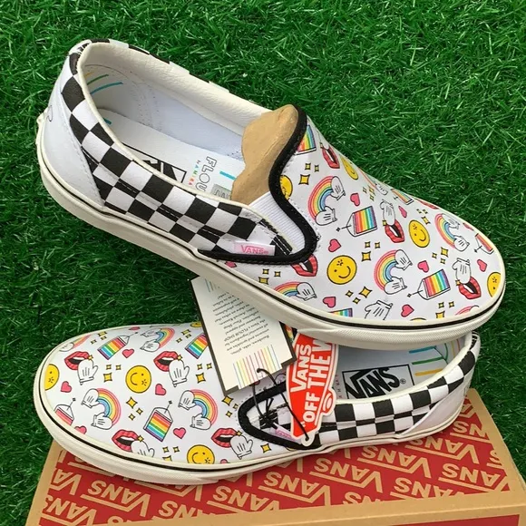 VANS CLASSIC SLIP ON FLOUR SHOP Iconschckrbrd men’