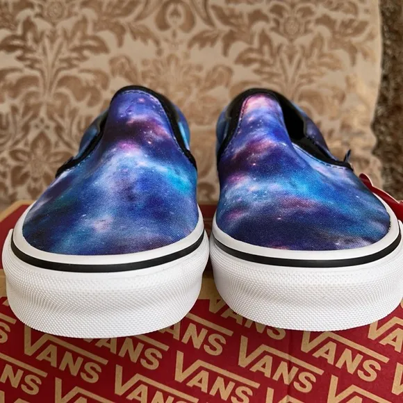 Vans Classic Slip-On Galaxy Black/True White WMNS