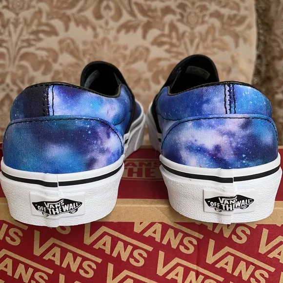 Vans Classic Slip-On Galaxy Black/True White WMNS