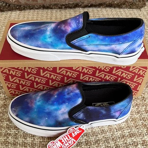 Vans Classic Slip-On Galaxy Black/True White WMNS
