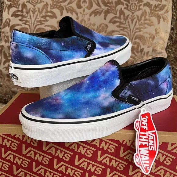 Vans Classic Slip-On Galaxy Black/True White WMNS