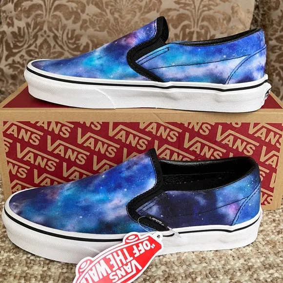 Vans Classic Slip-On Galaxy Black/True White WMNS