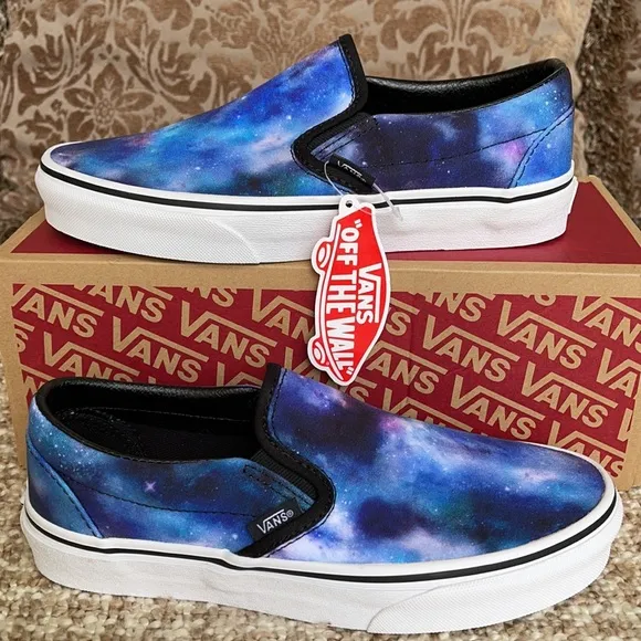 Vans Classic Slip-On Galaxy Black/True White WMNS