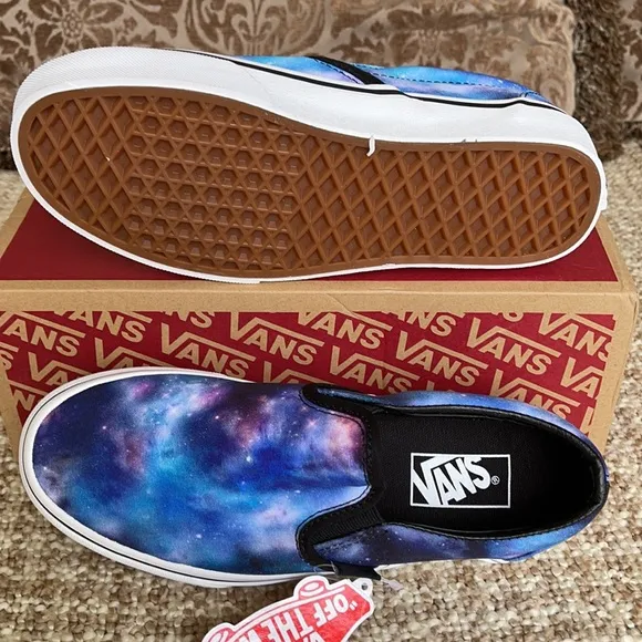 Vans Classic Slip-On Galaxy Black/True White WMNS