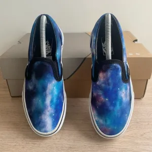 Vans Classic Slip On Galaxy Kids Sneakers- SZ 2 Y