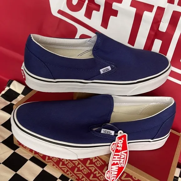 Vans Classic Slip On Twilight Blue/True White Men’s sneakers