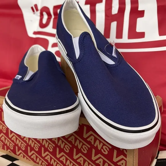 Vans Classic Slip On Twilight Blue/True White Men’s sneakers