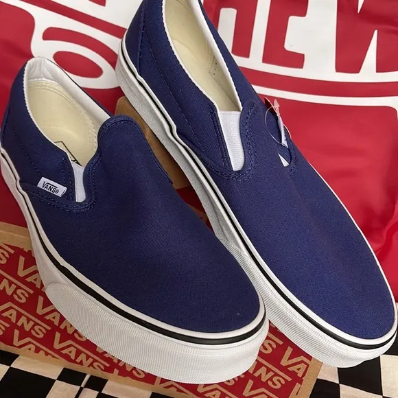 Vans Classic Slip On Twilight Blue/True White Men’s sneakers