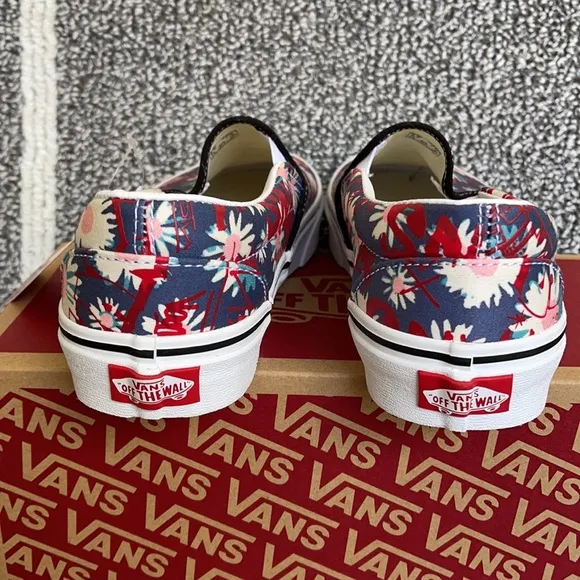 Vans Classic Slip-on Vans Crew Floral/Red MENS