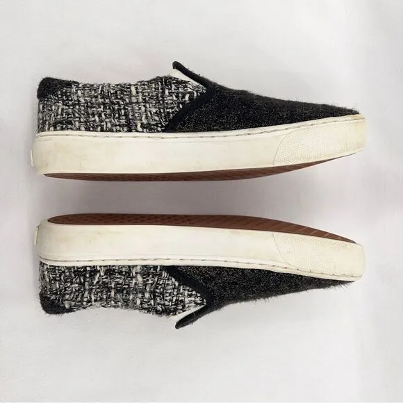 Vans Classic Slip On Sneakers in Black and White size 7