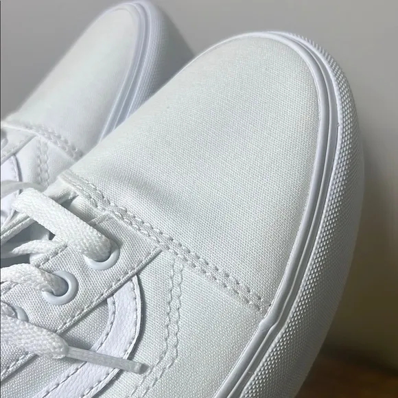Vans Classic White Sneakers, Men’s 10