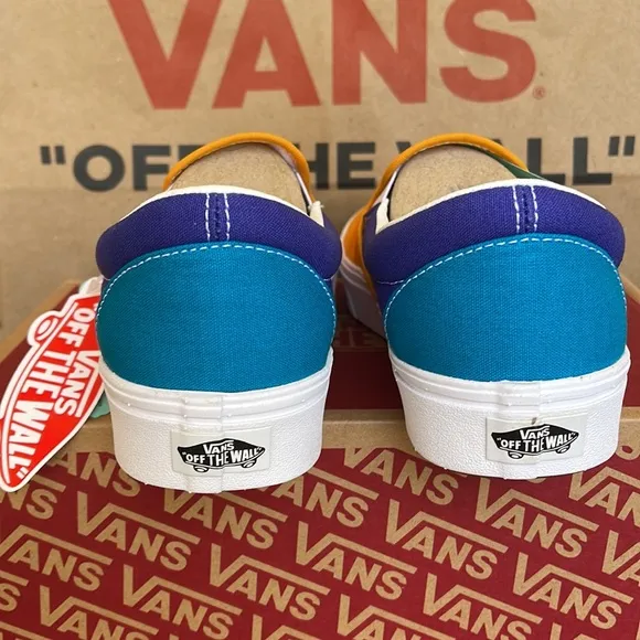 Vans Comfycush Slip-On Multi Block Multi/True White sneakers WMNS