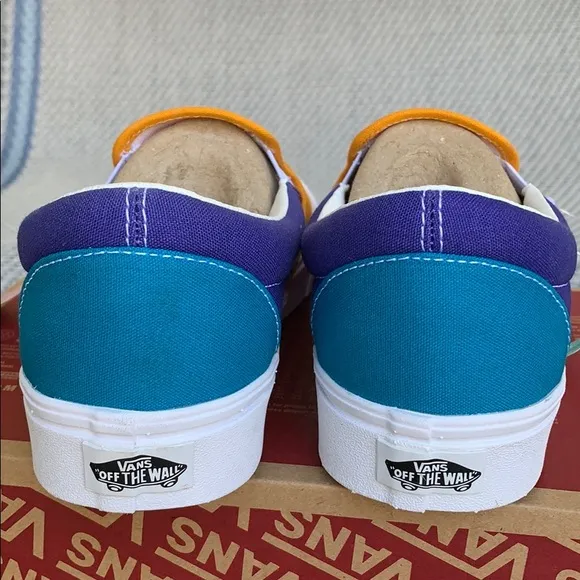 VANS COMFYCUSH SLIP ON MULTI BLOCK MULTI/Trwht Men