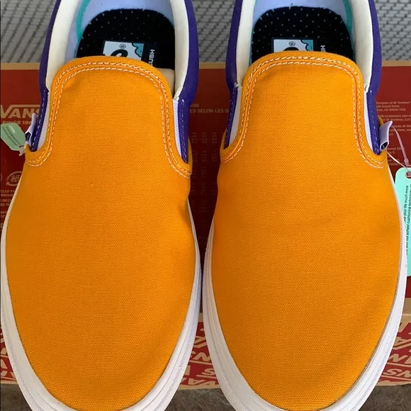 VANS COMFYCUSH SLIP ON MULTI BLOCK MULTI/Trwht Men