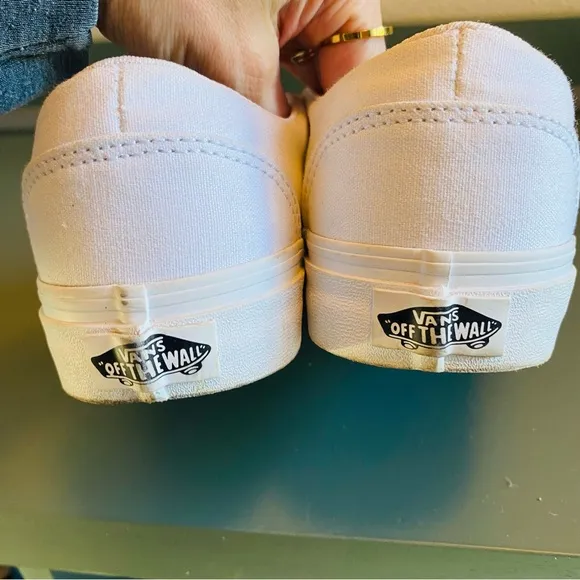 VANS Custom Hand Painted Butterfly Slip On Sneakers