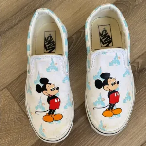 Vans Disney Parks Mickey Mouse Limited Edition Slip-On Sneakers Women’s Size 5.5