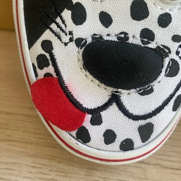 Vans Dog Slip On Black/White Kids Sneakers- SZ 13 C