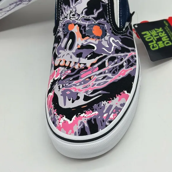 Vans Glow in the Dark Slip-On Sneakers