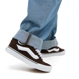 Vans Knu SkoolMen's  Brown and White Sneakers