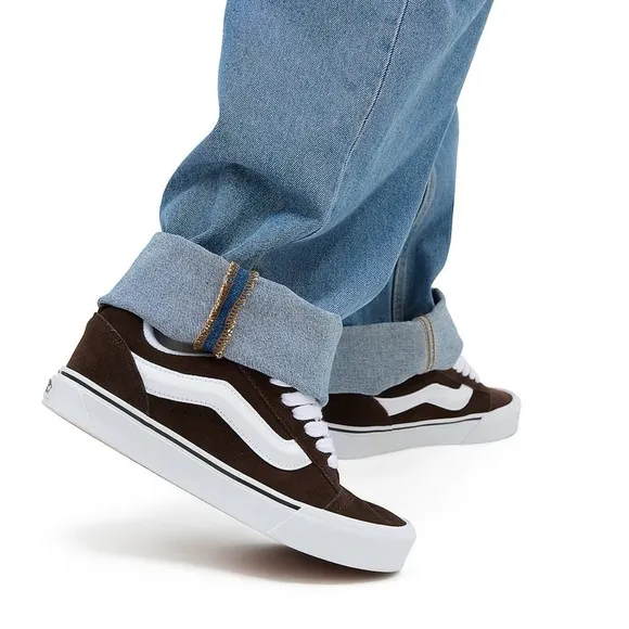 Vans Knu SkoolMen's  Brown and White Sneakers