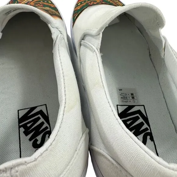 VANS Men’s Big Reveal Paisley Print Slip-on Sneakers