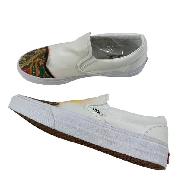 VANS Men’s Big Reveal Paisley Print Slip-on Sneakers