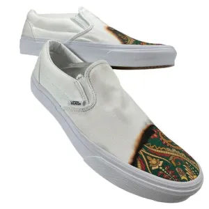 VANS Men’s Big Reveal Paisley Print Slip-on Sneakers
