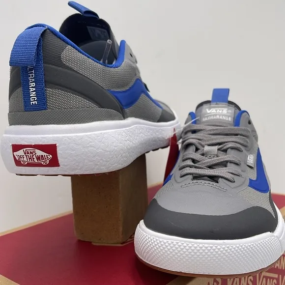 Vans Men’s Gray and Blue Sneakers Ultrarange ExoGray/True White VN0A4U1KBGJ