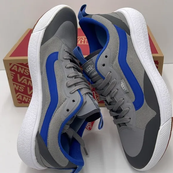 Vans Men’s Gray and Blue Sneakers Ultrarange ExoGray/True White VN0A4U1KBGJ