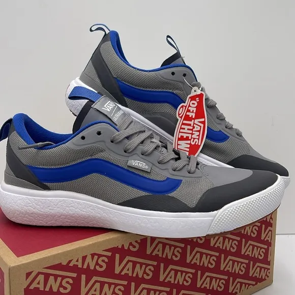 Vans Men’s Gray and Blue Sneakers Ultrarange ExoGray/True White VN0A4U1KBGJ