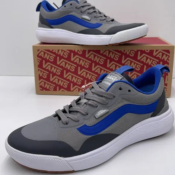 Vans Men’s Gray and Blue Sneakers Ultrarange ExoGray/True White VN0A4U1KBGJ
