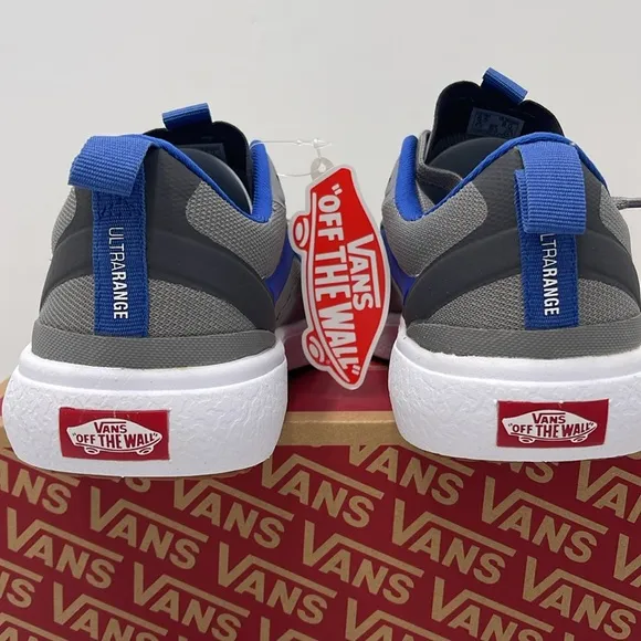 Vans Men’s Gray and Blue Sneakers Ultrarange ExoGray/True White VN0A4U1KBGJ