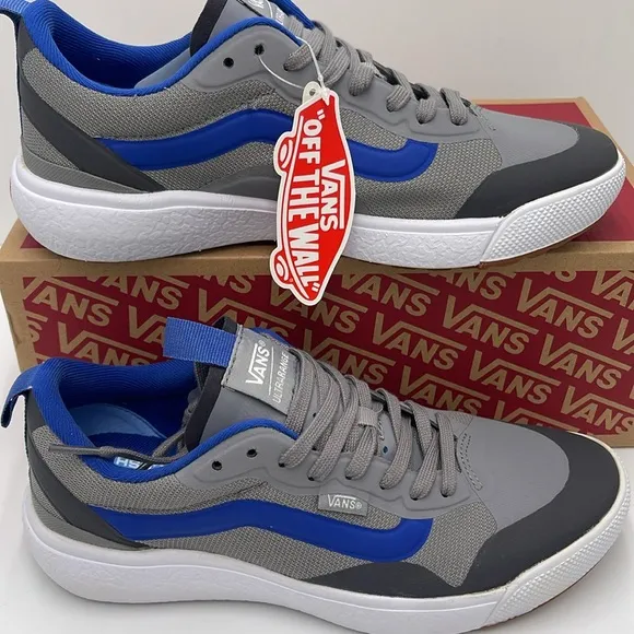 Vans Men’s Gray and Blue Sneakers Ultrarange ExoGray/True White VN0A4U1KBGJ