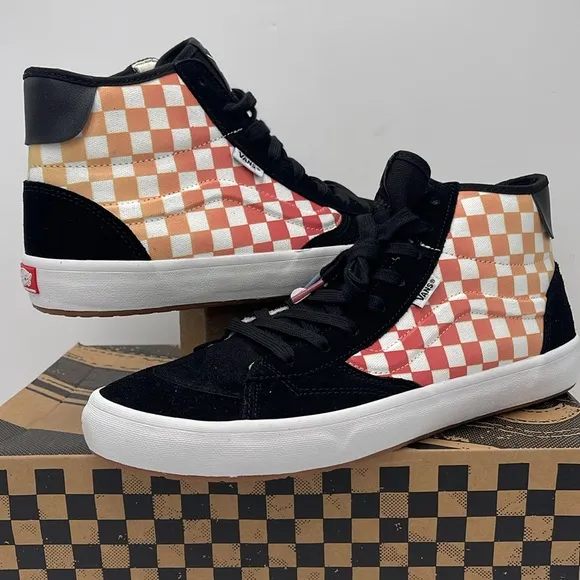 Vans Men’s High-Top Sneakers The LizzieCheckerboard Black/MultiVN0A4BX1BML