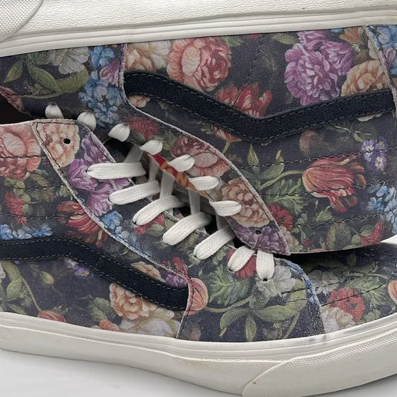 Vans Men’s Moody Floral Sk8-Hi Tapered Sneakers Grey/WhiteVN0A7Q621XM