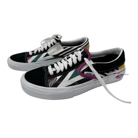 Vans Multicolor Slip-On Sneakers Cap 'Juxtapoze Pack size W 8.5 M 7