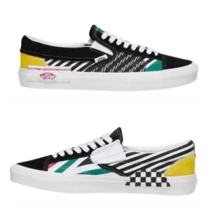 Vans Multicolor Slip-On Sneakers Cap 'Juxtapoze Pack size W 8.5 M 7