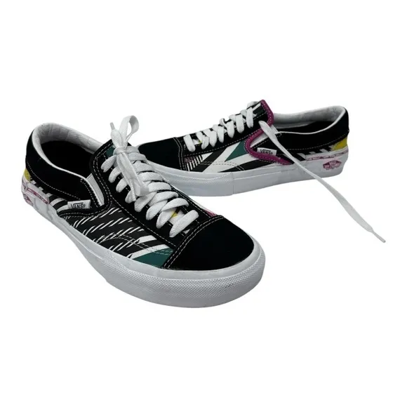 Vans Multicolor Slip-On Sneakers Cap 'Juxtapoze Pack size W 8.5 M 7