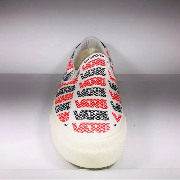 VANS OG Slip On 59 LX Logo Red Black White Sneaker