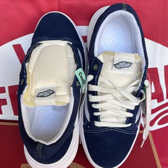 Vans Old Skool OverPop Color Dress BluesVNOA7Q5ELKZWMNS platforms - sneakers