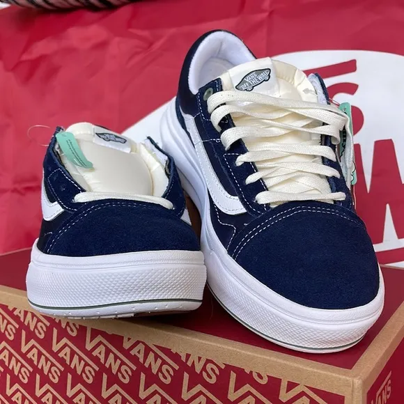 Vans Old Skool OverPop Color Dress BluesVNOA7Q5ELKZWMNS platforms - sneakers