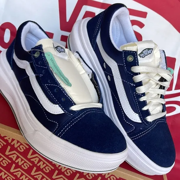 Vans Old Skool OverPop Color Dress BluesVNOA7Q5ELKZWMNS platforms - sneakers