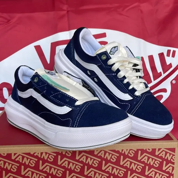 Vans Old Skool OverPop Color Dress BluesVNOA7Q5ELKZWMNS platforms - sneakers