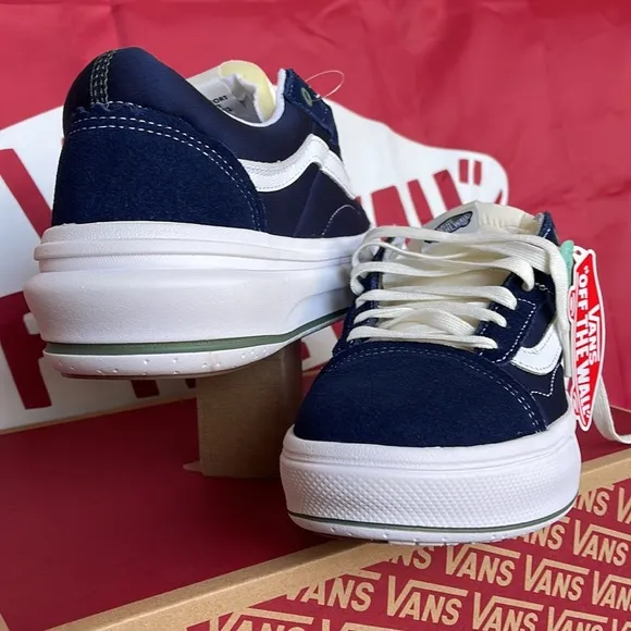 Vans Old Skool OverPop Color Dress BluesVNOA7Q5ELKZWMNS platforms - sneakers